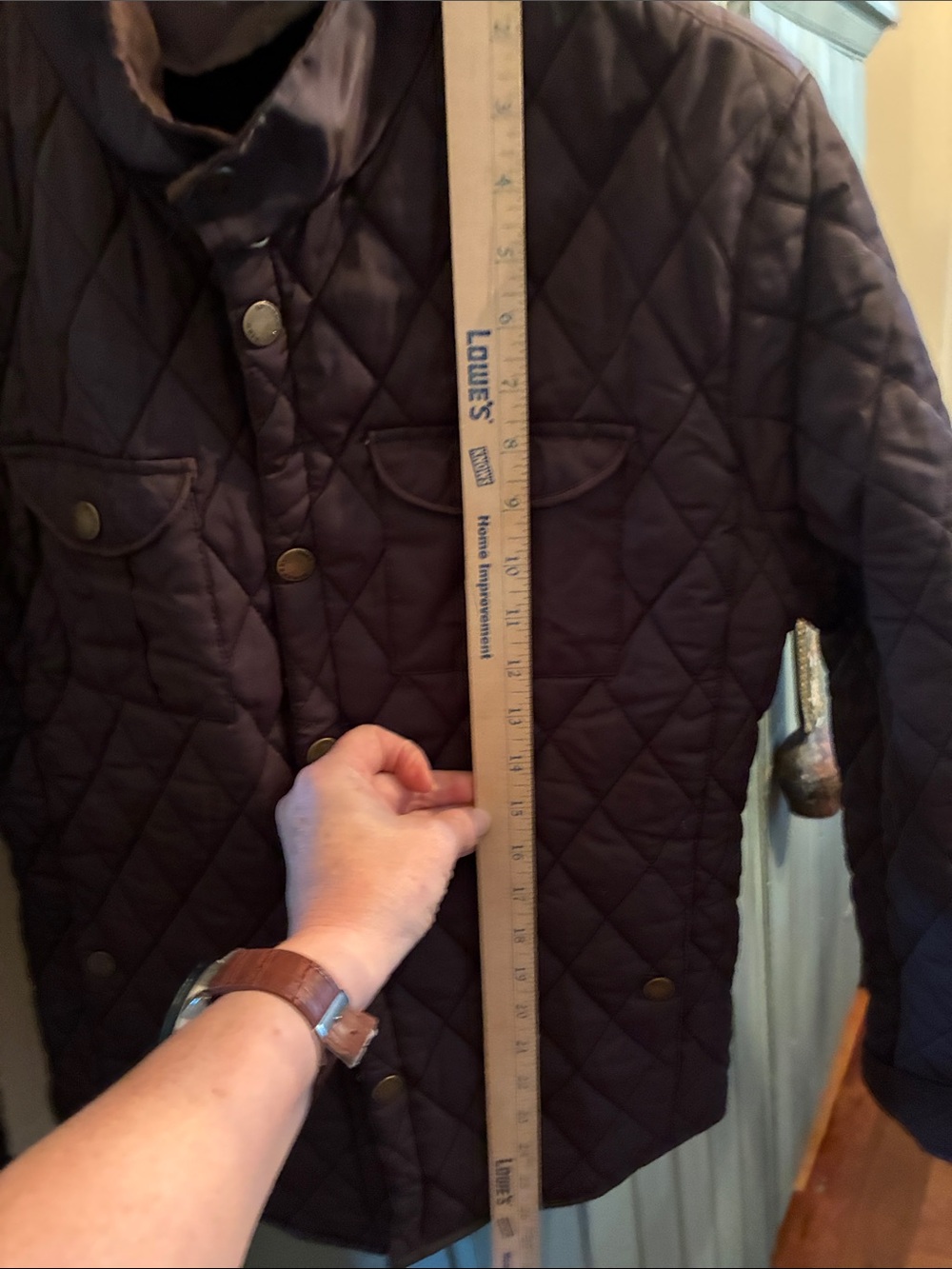 Burberry Quilted Puffer Jacket in Dark Brown - Picture 8 of 10